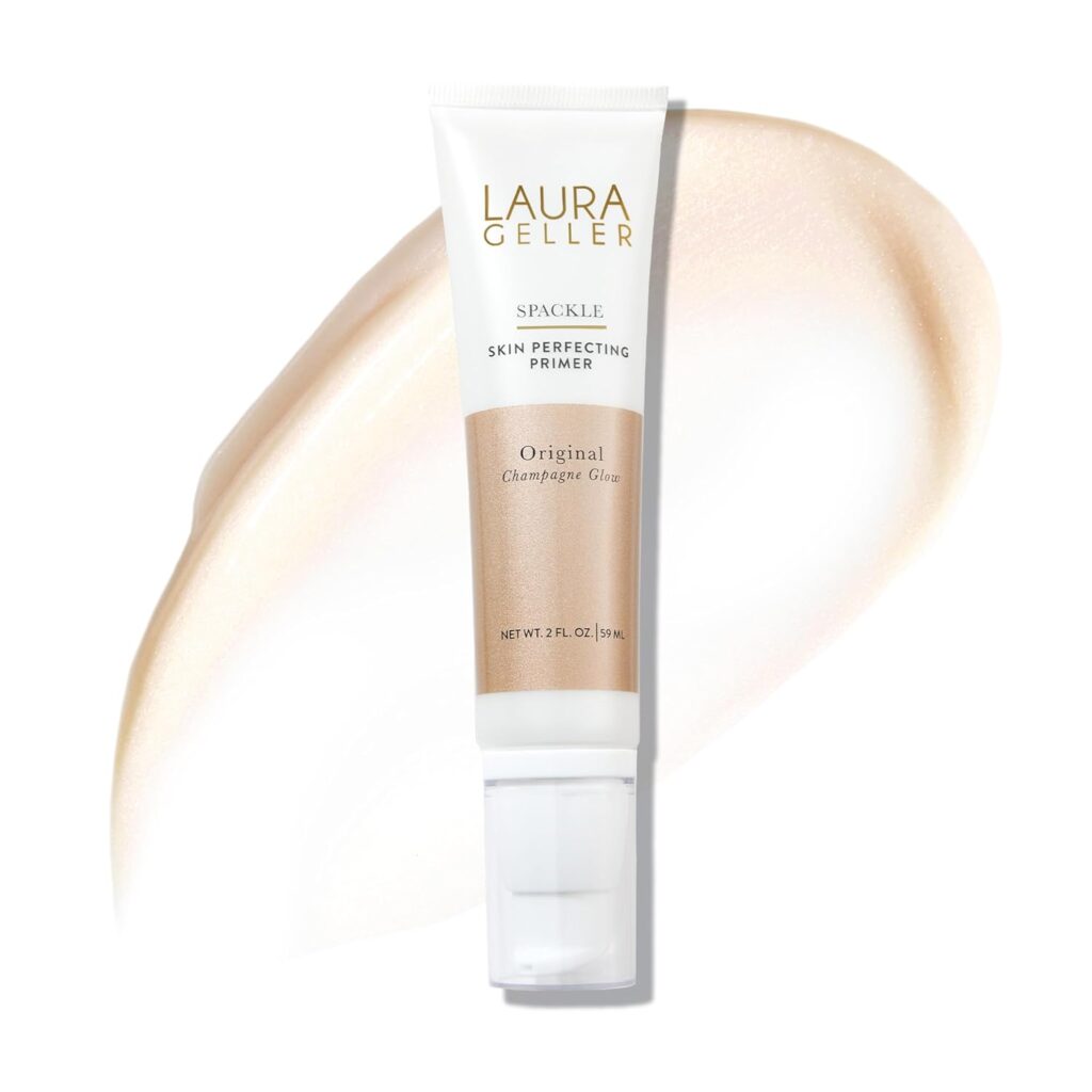 Laura Geller Spackle primer for smoothing skin and creating a flawless makeup base