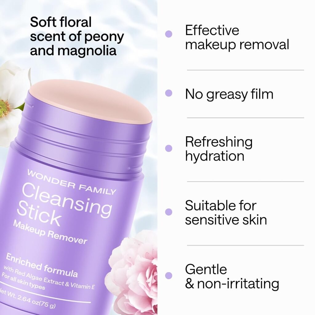WONDER FAMILY makeup remover cleansing balm for gentle makeup removal and hydration during a back-to-routine beauty reset